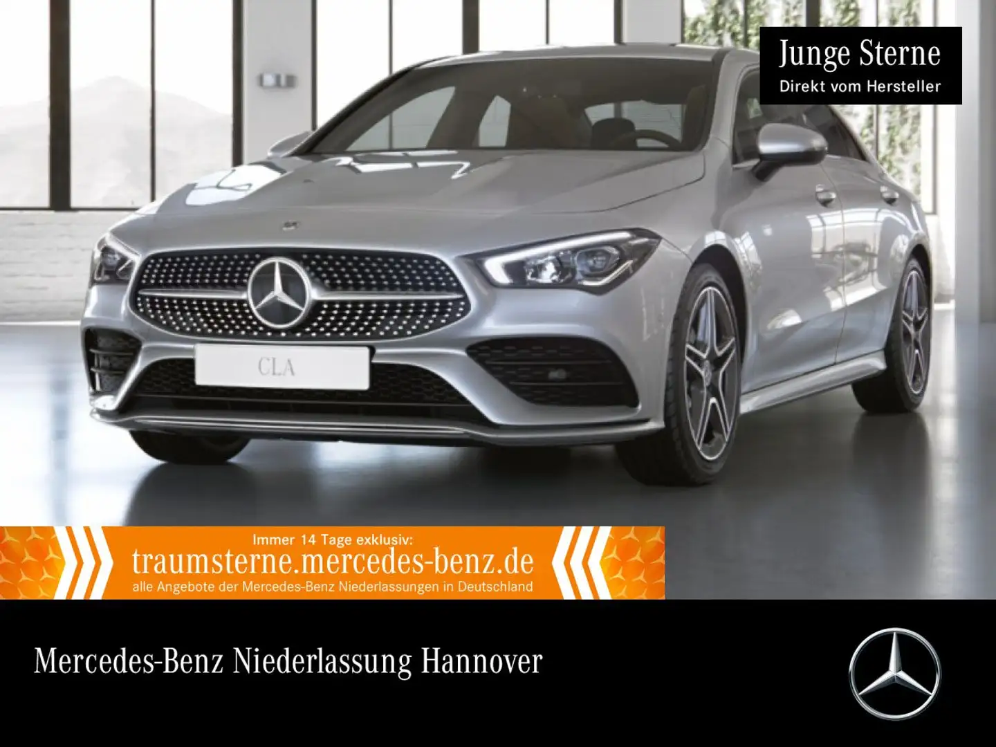 Mercedes-Benz CLA 180 AMG+AHK+LED+KAMERA Argent - 1