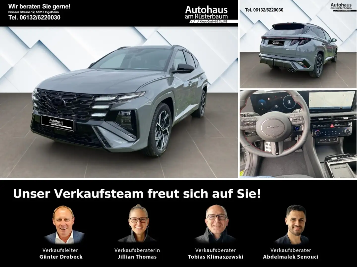 Hyundai TUCSON N-Line (MY26) 1.6 150PS 7-DCT Krell Sound System, Grau - 1