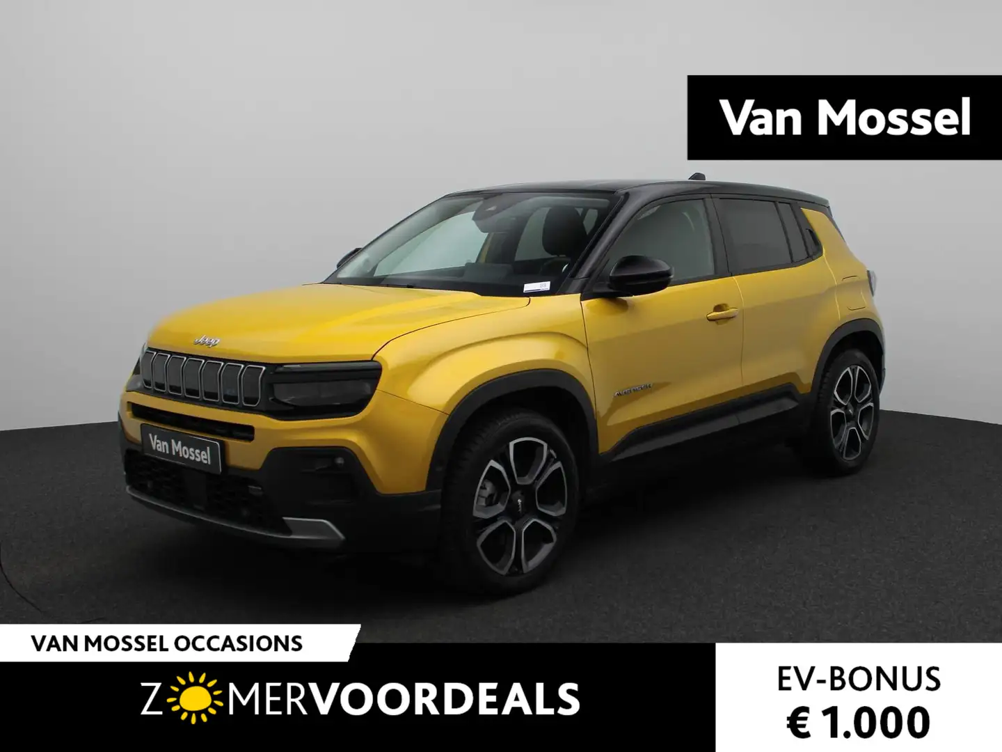 Jeep Avenger 1st Edition 54 kWh | FULL OPTION | Navigatie | Cli Geel - 1