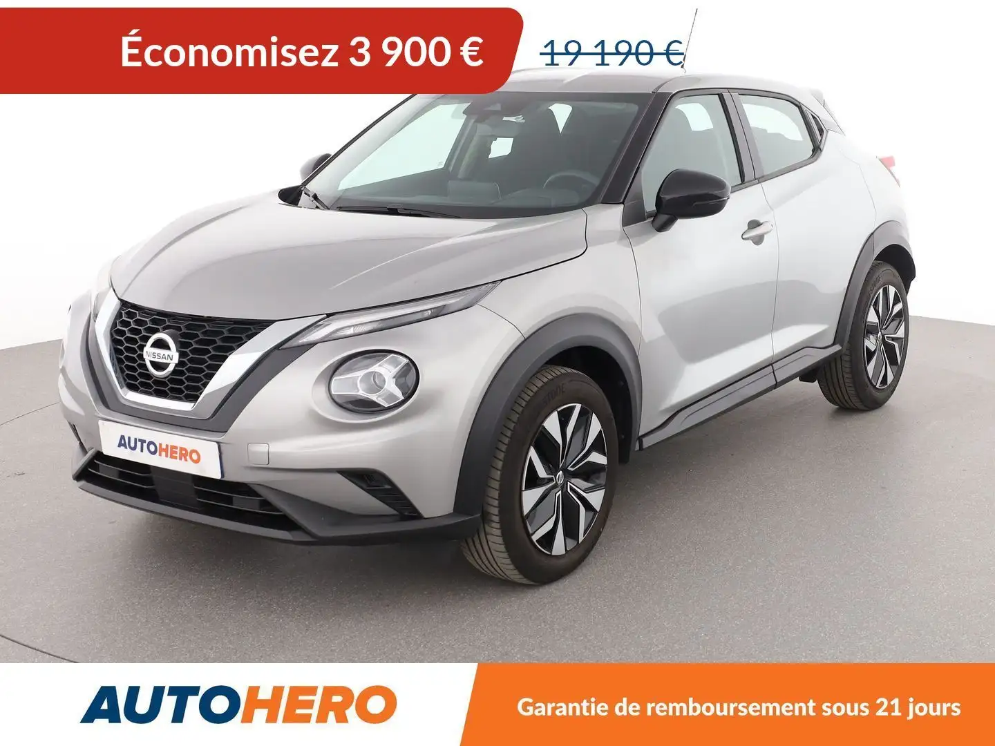 Nissan Juke 1.0 DIG-T Acenta DCT Gris - 1