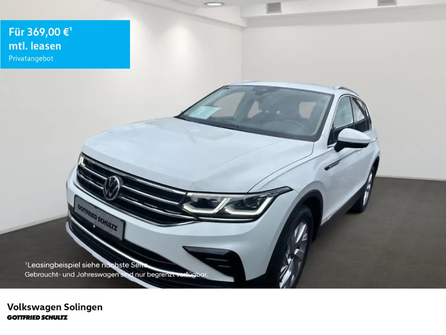 Volkswagen Tiguan 1.5 TSI Elegance DSG   IQ.Light   SHZ   ACC Weiß - 1