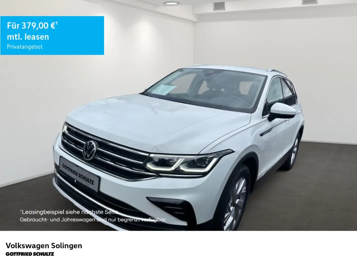 Volkswagen Tiguan 1.5 TSI Elegance DSG   IQ.Light   SHZ   ACC Weiß - 1