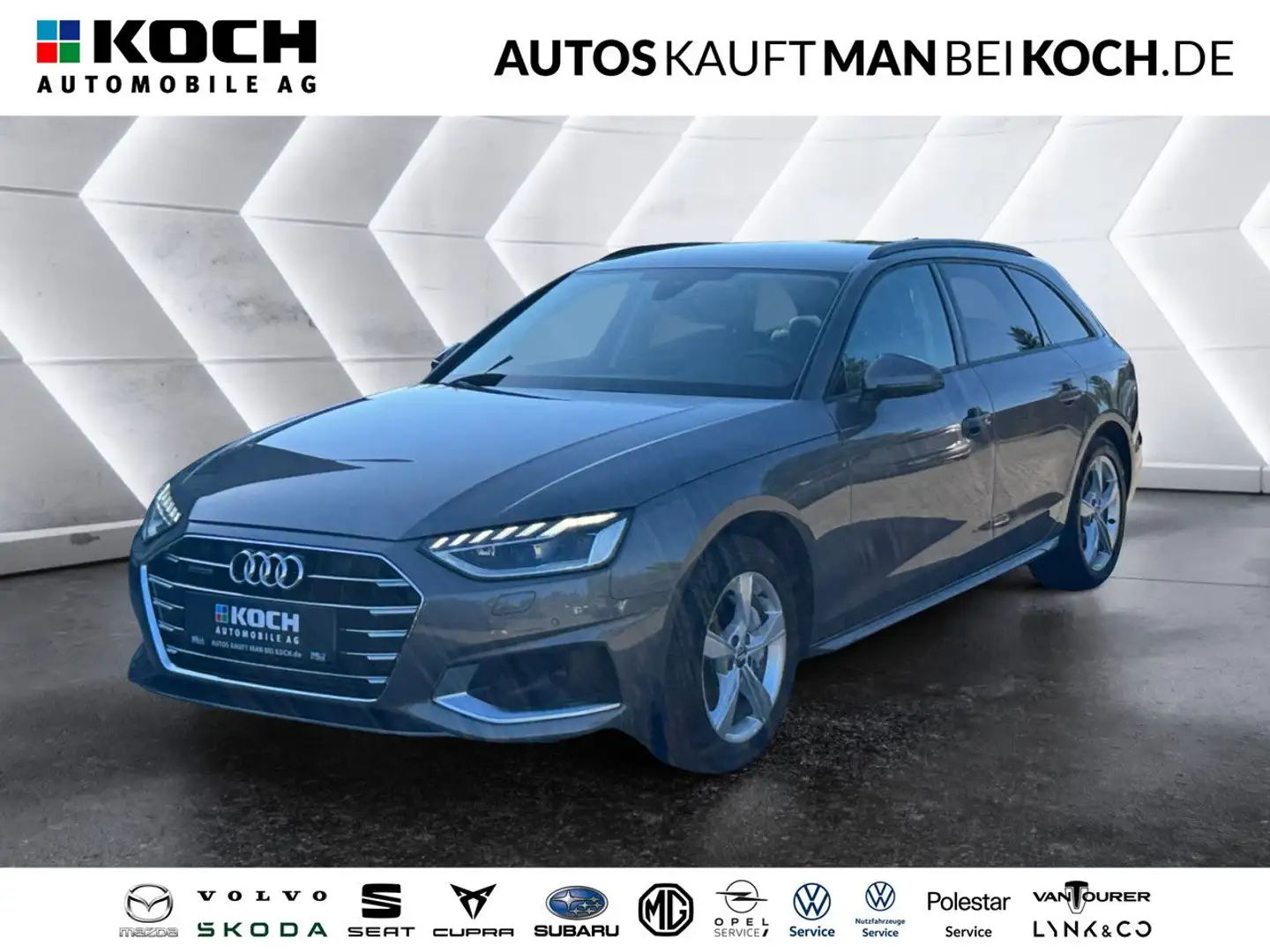 Audi A4 Avant 40 TFSI quattro advanced AHK+SPUR+CAM LED Gris - 1