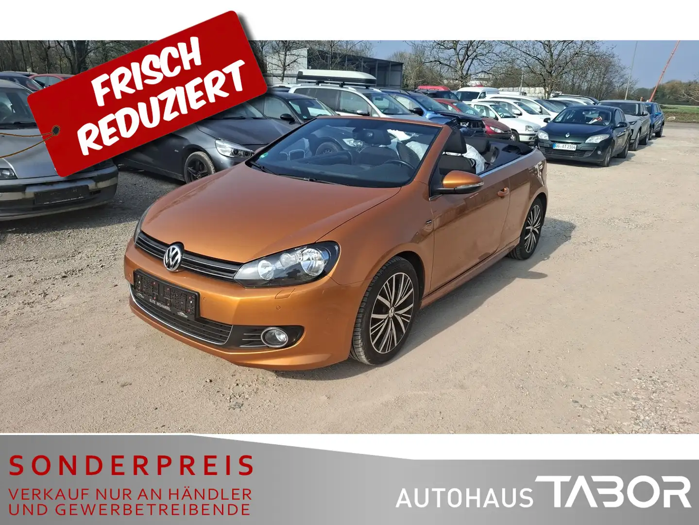 Volkswagen Golf VI Cabrio 1.4 TSI DSG Allstar Navi Kamera Orange - 1