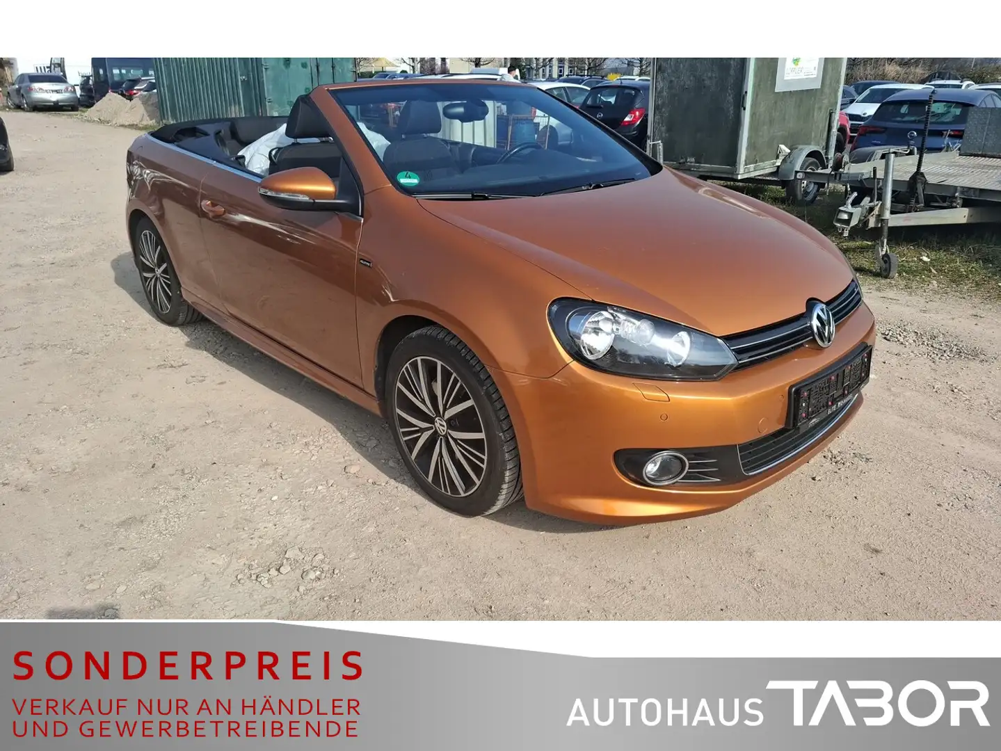 Volkswagen Golf VI Cabrio 1.4 TSI DSG Allstar Navi Kamera Oranj - 2