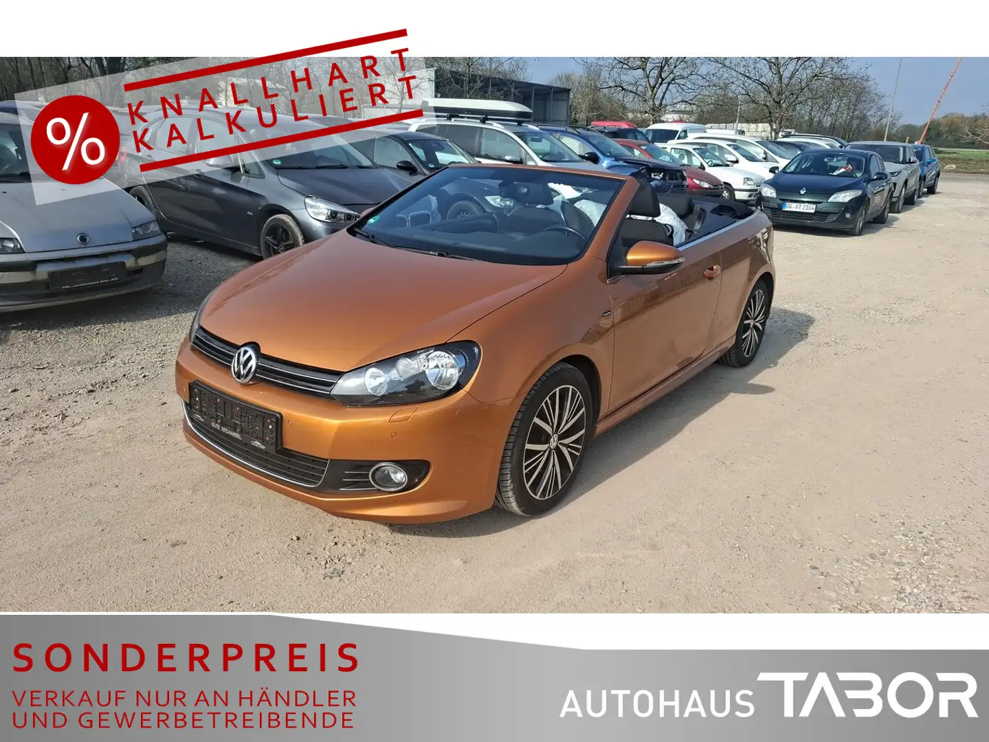 Volkswagen Golf VI Cabrio 1.4 TSI DSG Allstar Navi Kamera Orange - 2