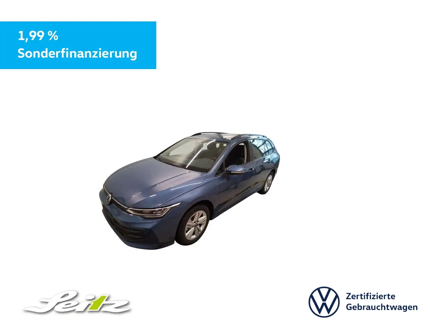 Volkswagen Golf Variant Golf VIII Variant 1.5 eTSI DSG Life *LED*KAMERA*SI Blau - 1
