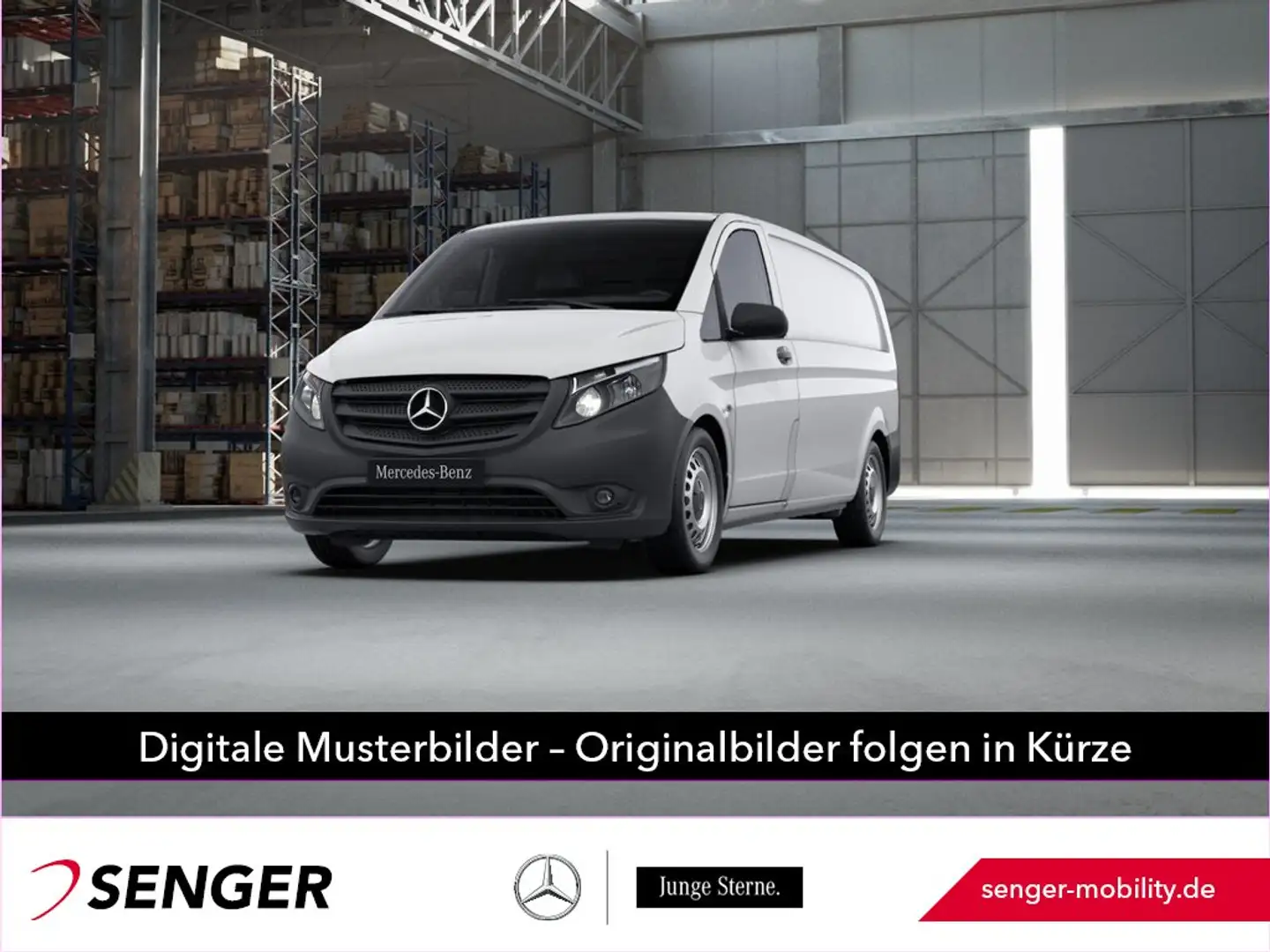 Mercedes-Benz Vito 114 CDI Kasten XL Standhzg Navi AHK2,5t 9G Weiß - 1