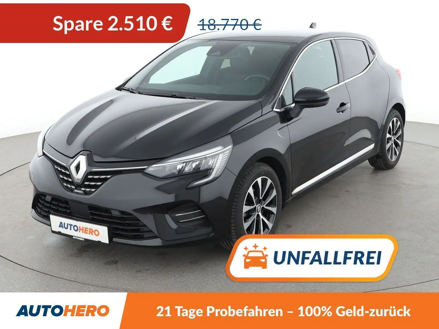 Renault Clio 1.0 TCe Techno*NAVI*LED*PDC*SPUR*SHZ*KLIMA* Schwarz - 1