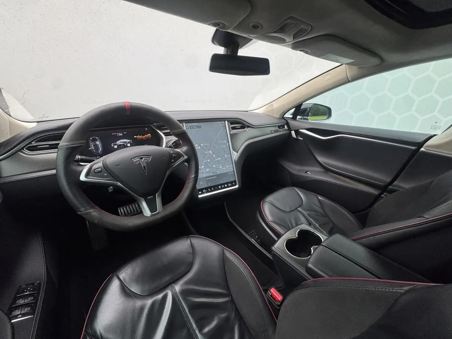 Tesla Model S 85 Performance Leer Panoramdak Stoelverwarming Schwarz - 2