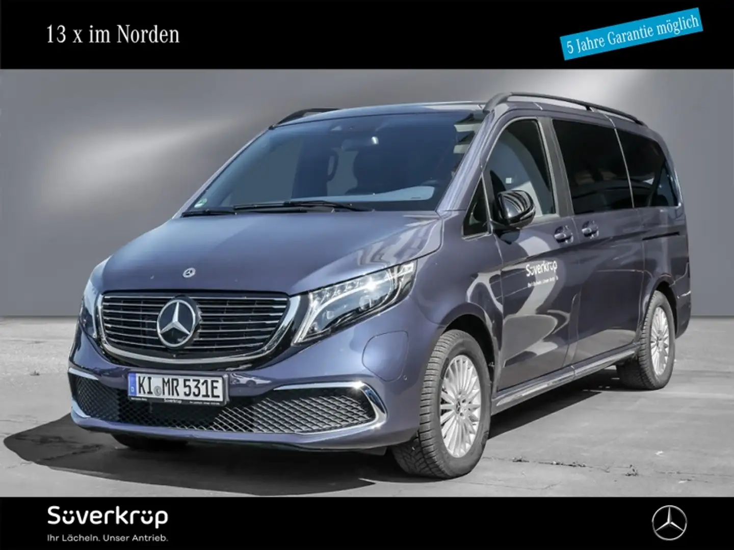 Mercedes-Benz EQV 300 Avantgarde AIRMATIC/PANO/DISTRO/360° KAMERA/BURMES Blauw - 1