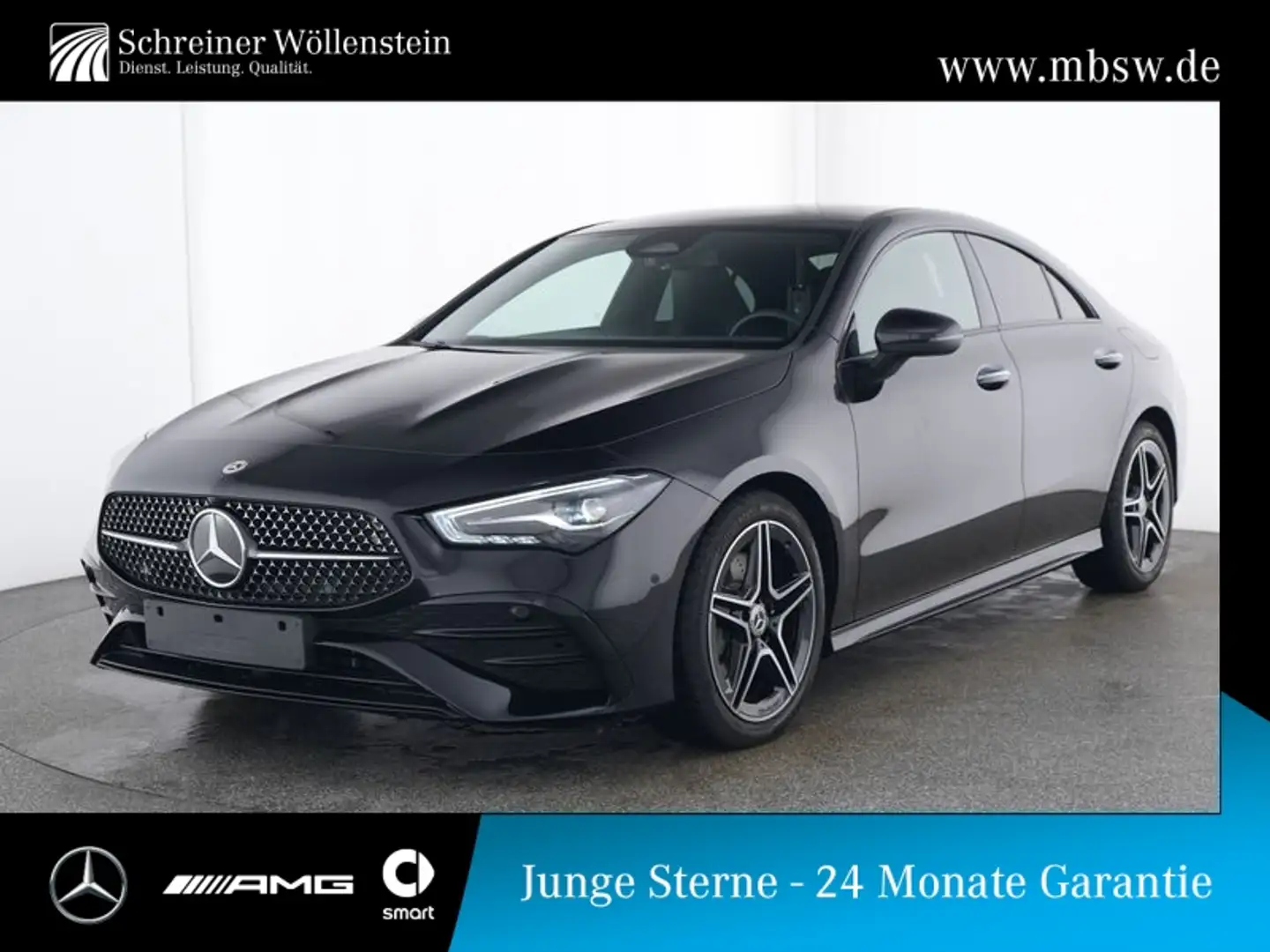 Mercedes-Benz CLA 200 AMG-Adv+*Night*Pano*WiP*KeyGo*RKam*Ambi* Schwarz - 1