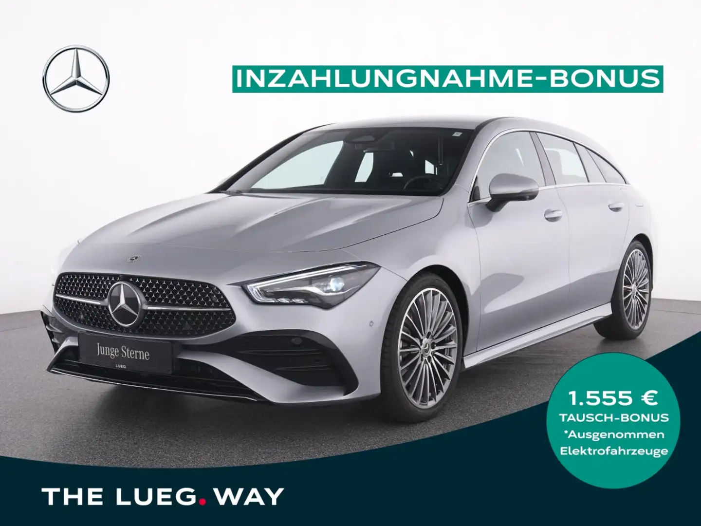 Mercedes-Benz CLA 200 SB AMG+AHK+LED+360+KeyGo+EHeck+Totw+PTS+ Silber - 1