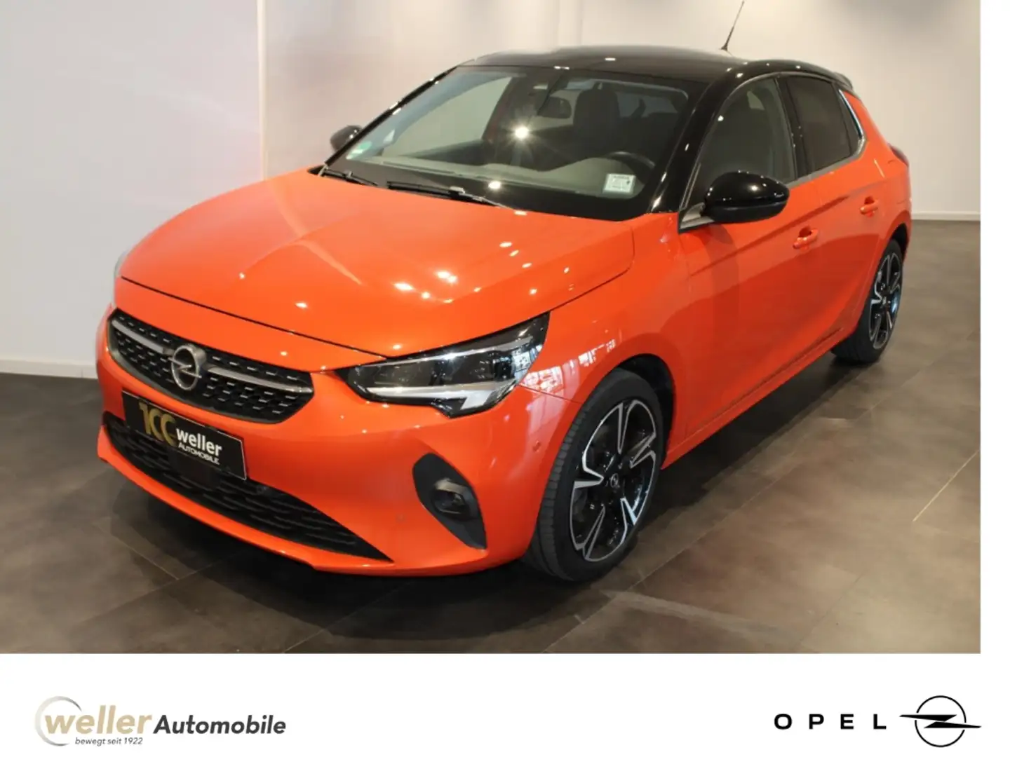 Opel Corsa F 1.2 Turbo ''Elegance'' Rückfahrkamera Sitzheizun Orange - 1