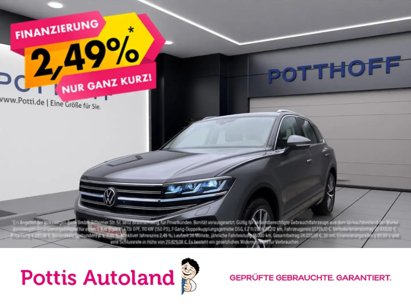 Volkswagen Touareg 3.0 TSI Tiptronic 4M ELEGANCE STANDHZG AHK NAVI Grau - 1