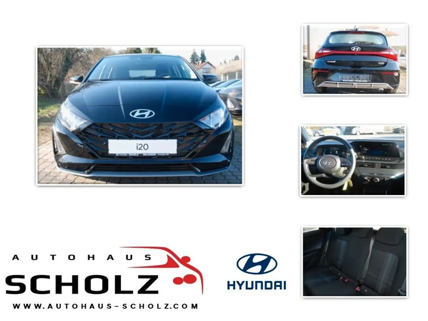Hyundai i20 1.0 T-GDI Select Navi Kamera Bluetooth Schwarz - 1