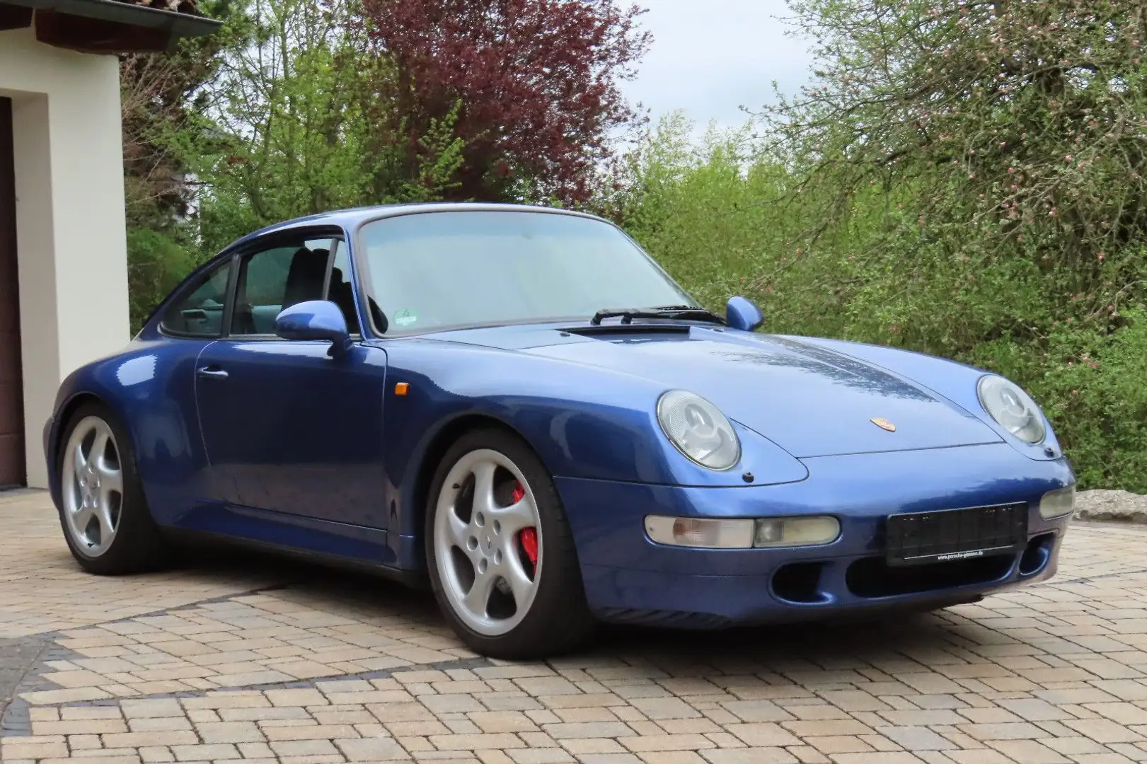 Porsche 993 Carrera 4S deutsch unfallfrei 2.Hd. Azul - 1