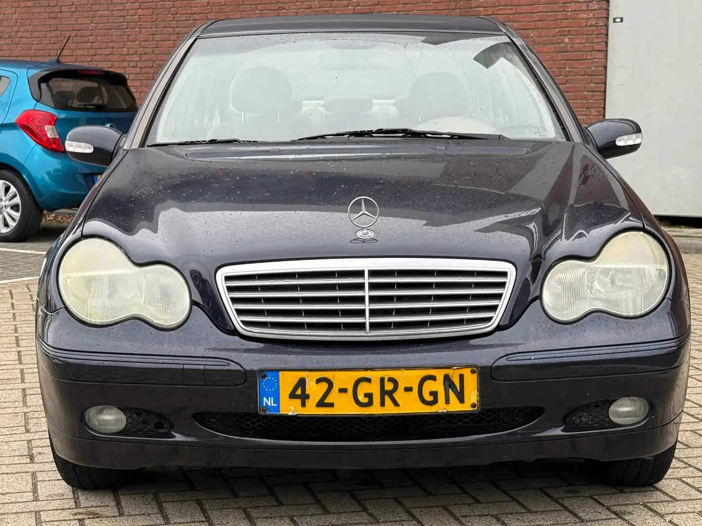 Mercedes-Benz C 180 Elegance|AUTOMAAT|LEDER|AIRCO|INRUILKOOPJE Blauw - 2