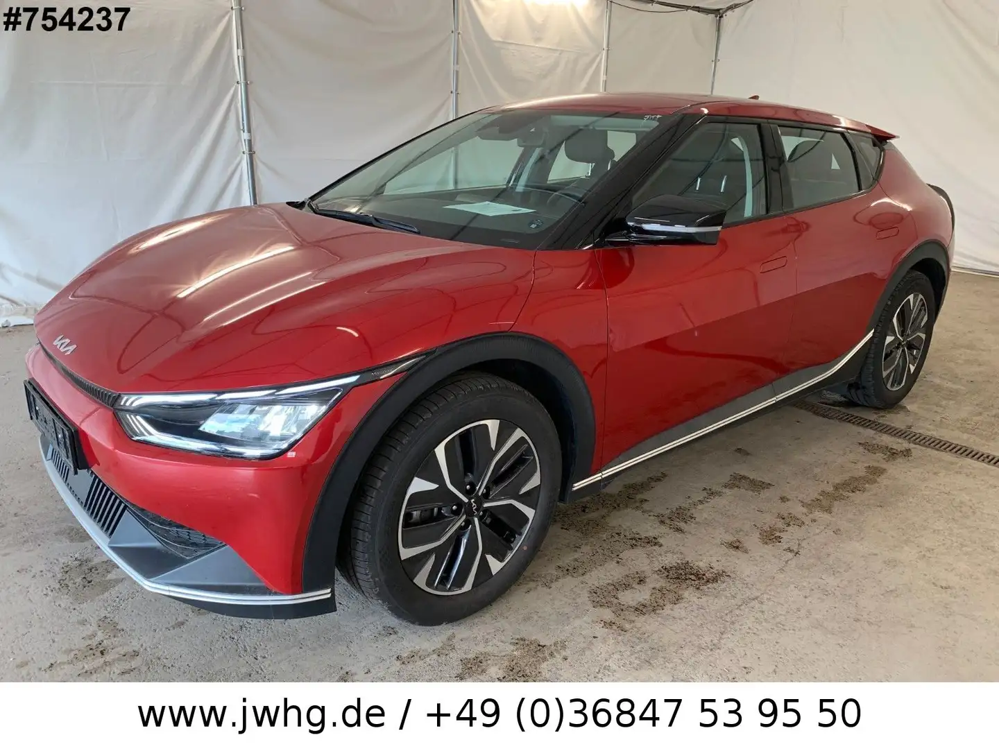 Kia EV6 LED 19" Leder Navi ACC+S DigTacho Kamera 19" Rot - 1