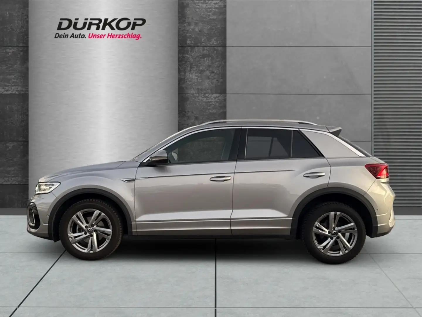 Volkswagen T-Roc R-Line 1.5 TSI Sportpaket Navi Digitales Cockpit M Plateado - 2