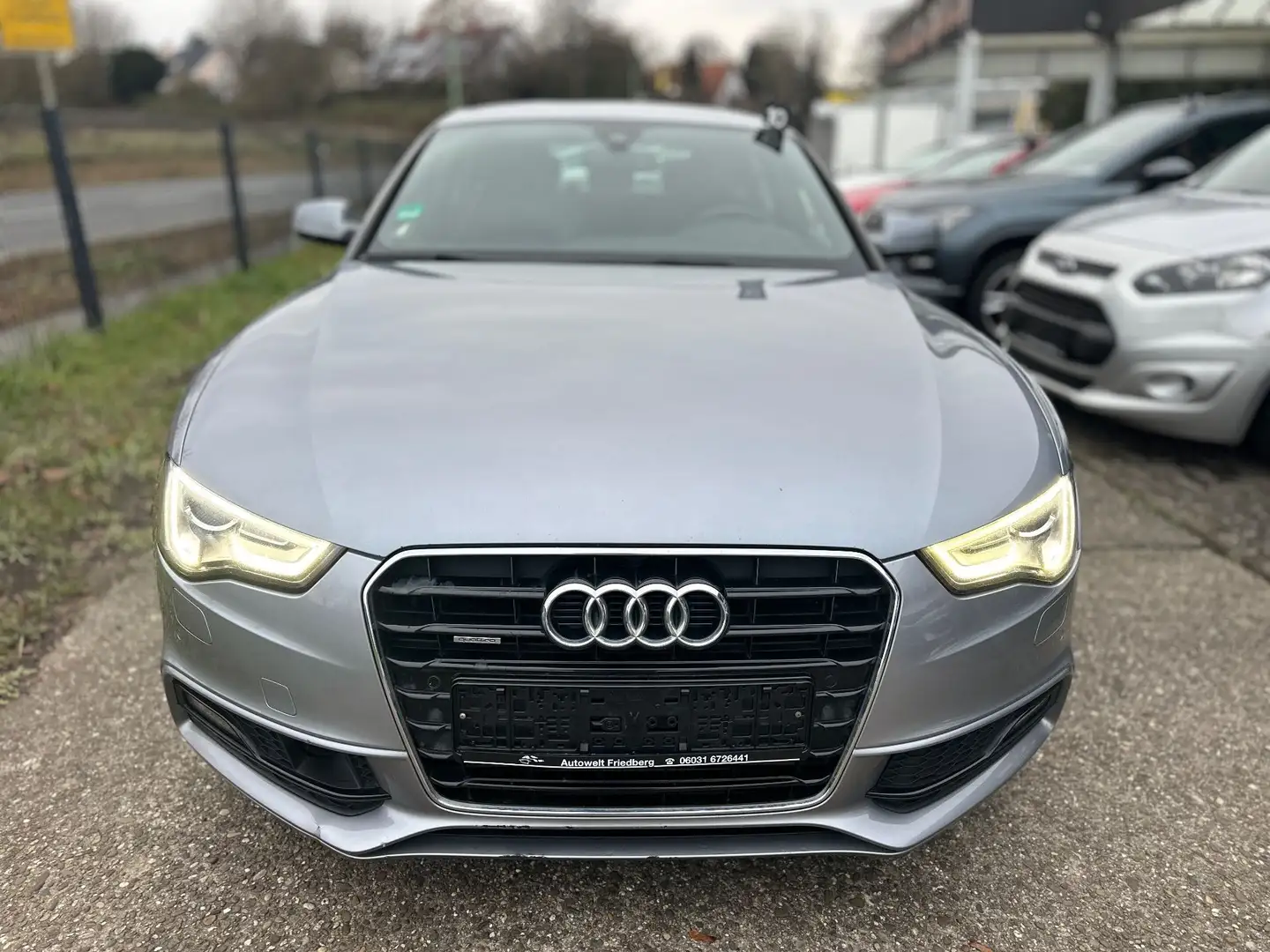 Audi A5 3.0 TDI quattro S Line ACC*KAMERA*2.HAND Plateado - 2