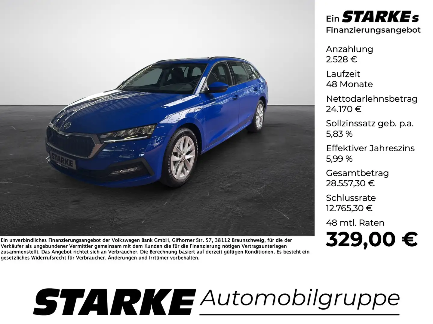 Skoda Octavia Combi iV 1.4 TSI DSG eHybrid Ambition Blau - 1