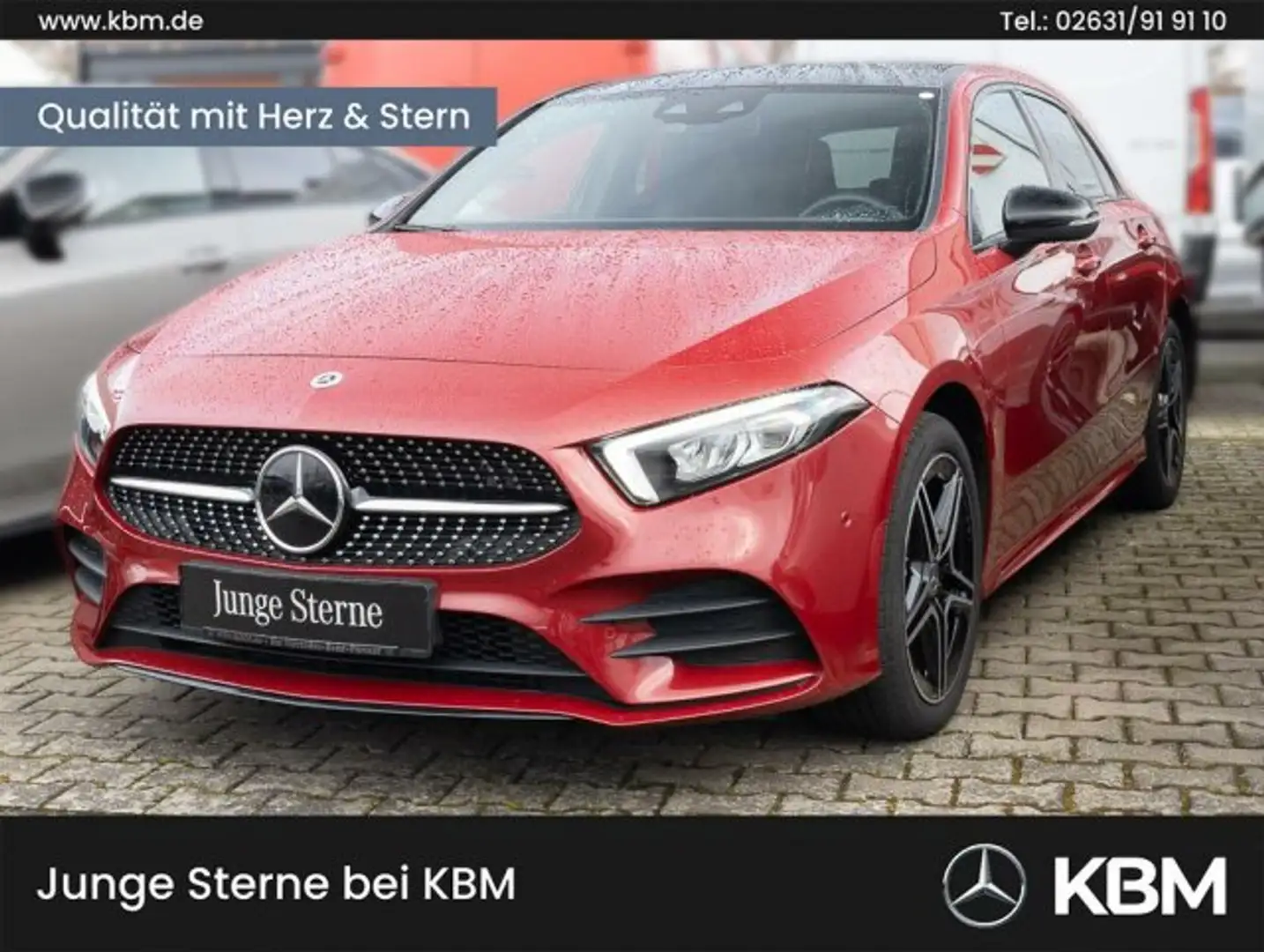 Mercedes-Benz A 250 A 250 e AMG°HIGH-MBUX°DISTR°PANO°DAB°SOUND° Rot - 1