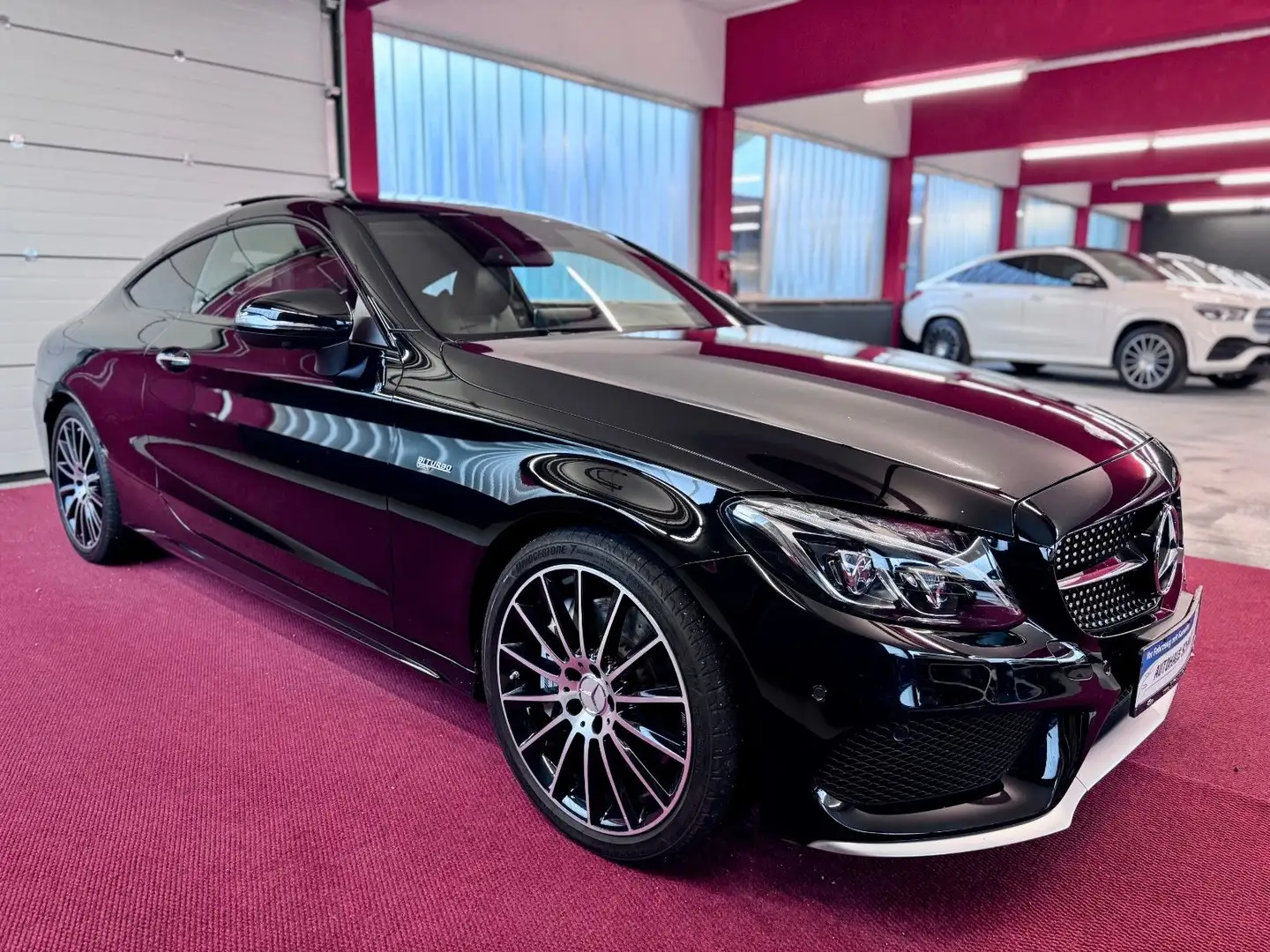 Mercedes-Benz C 43 AMG Coupe Pano Burmester HeapUp 360°KeyleGO Schwarz - 2