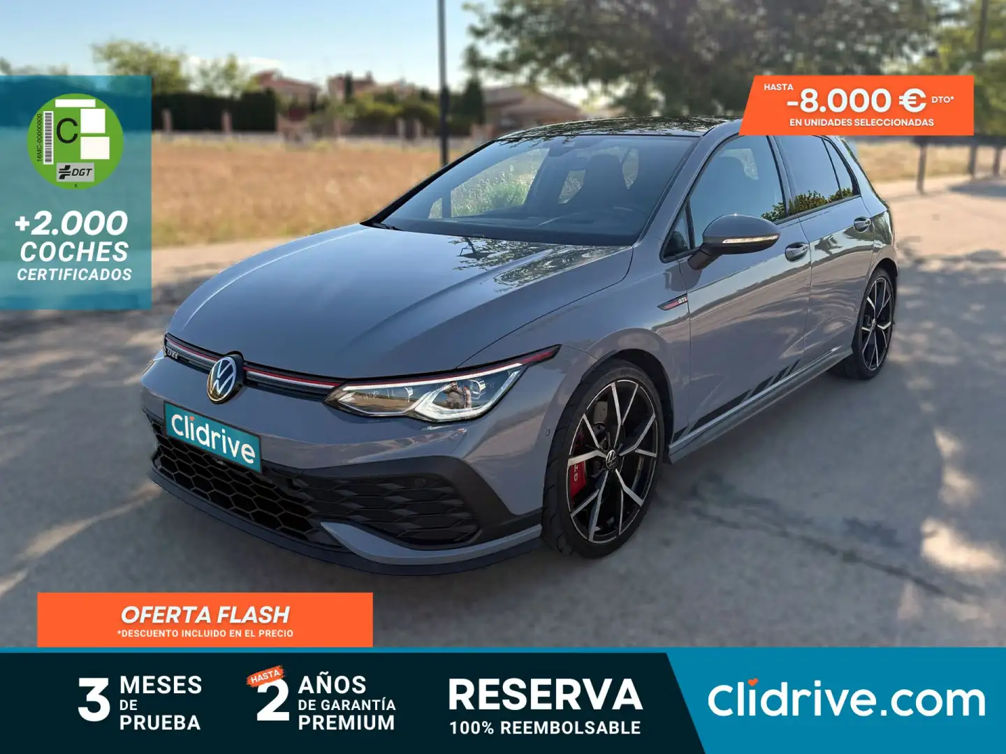 Volkswagen Golf GTI 2.0 TSI Clubsport DSG 221kW Gris - 1