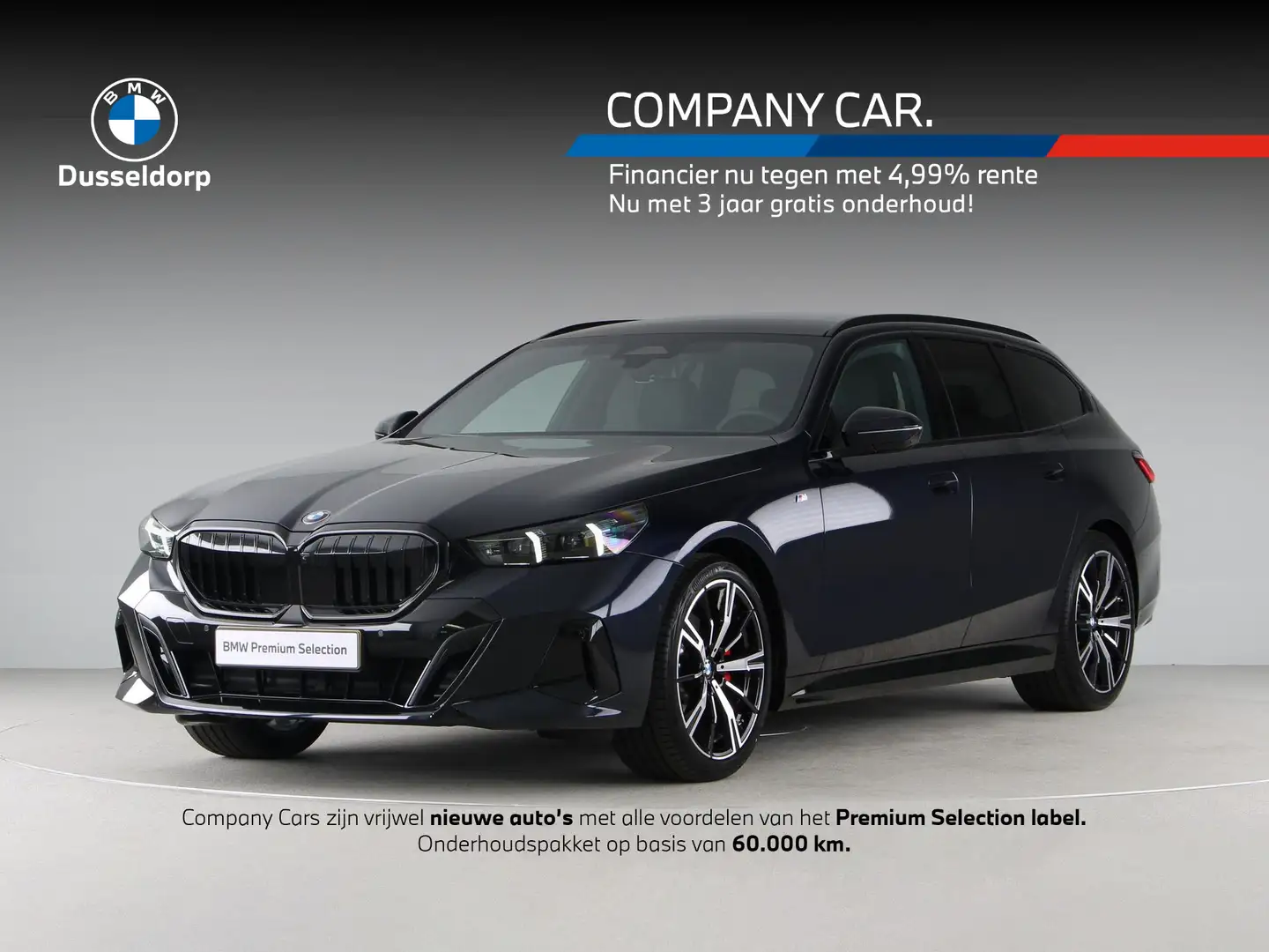 BMW 520 5 Serie Touring 520i M-Sport Zwart - 1