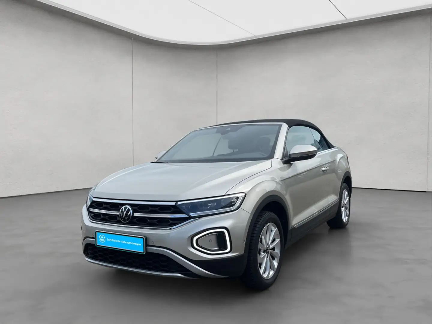 Volkswagen T-Roc Cabriolet 1.0 TSI OPF Style AHK GJR Navi S Silber - 2
