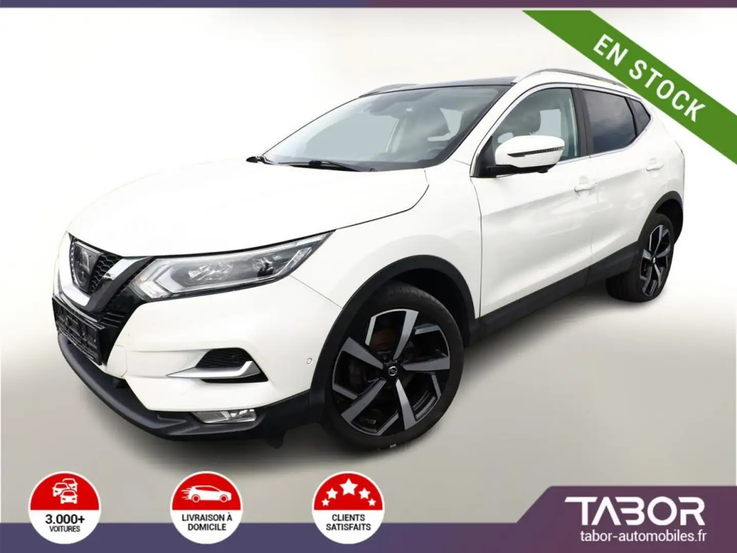Nissan Qashqai 1.6 DIG-T 163 Tekna+ FL2018 19 Blanc - 1