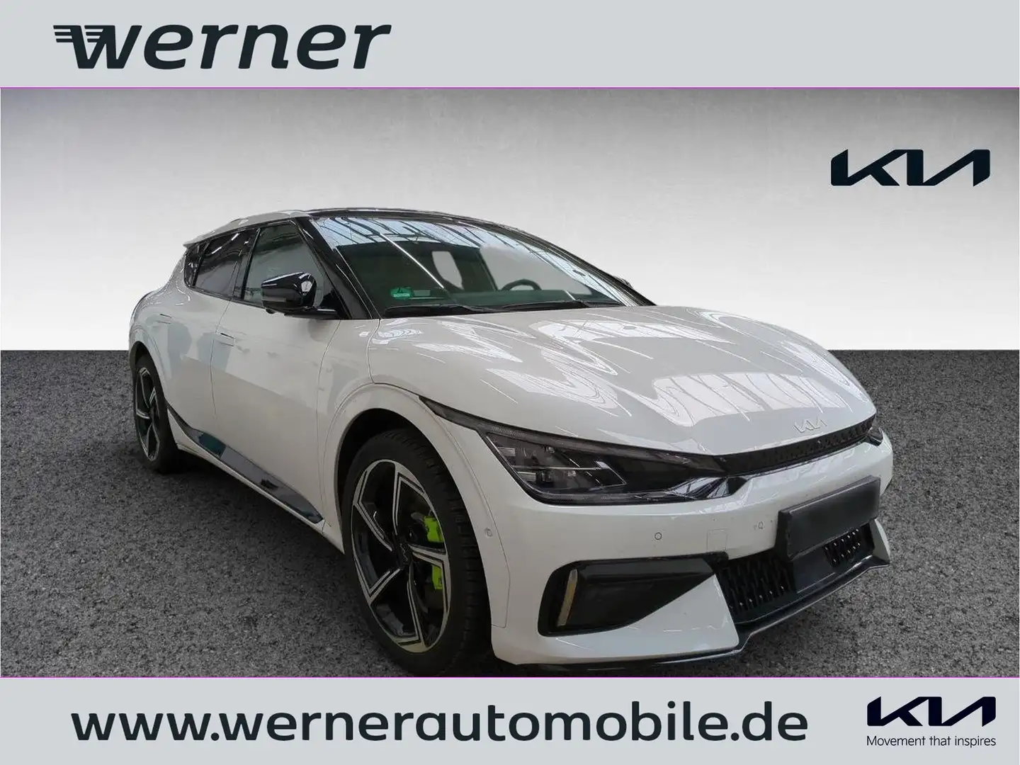 Kia EV6 Elektro 77,4 kWh GT 4WD Schiebedach Bianco - 1