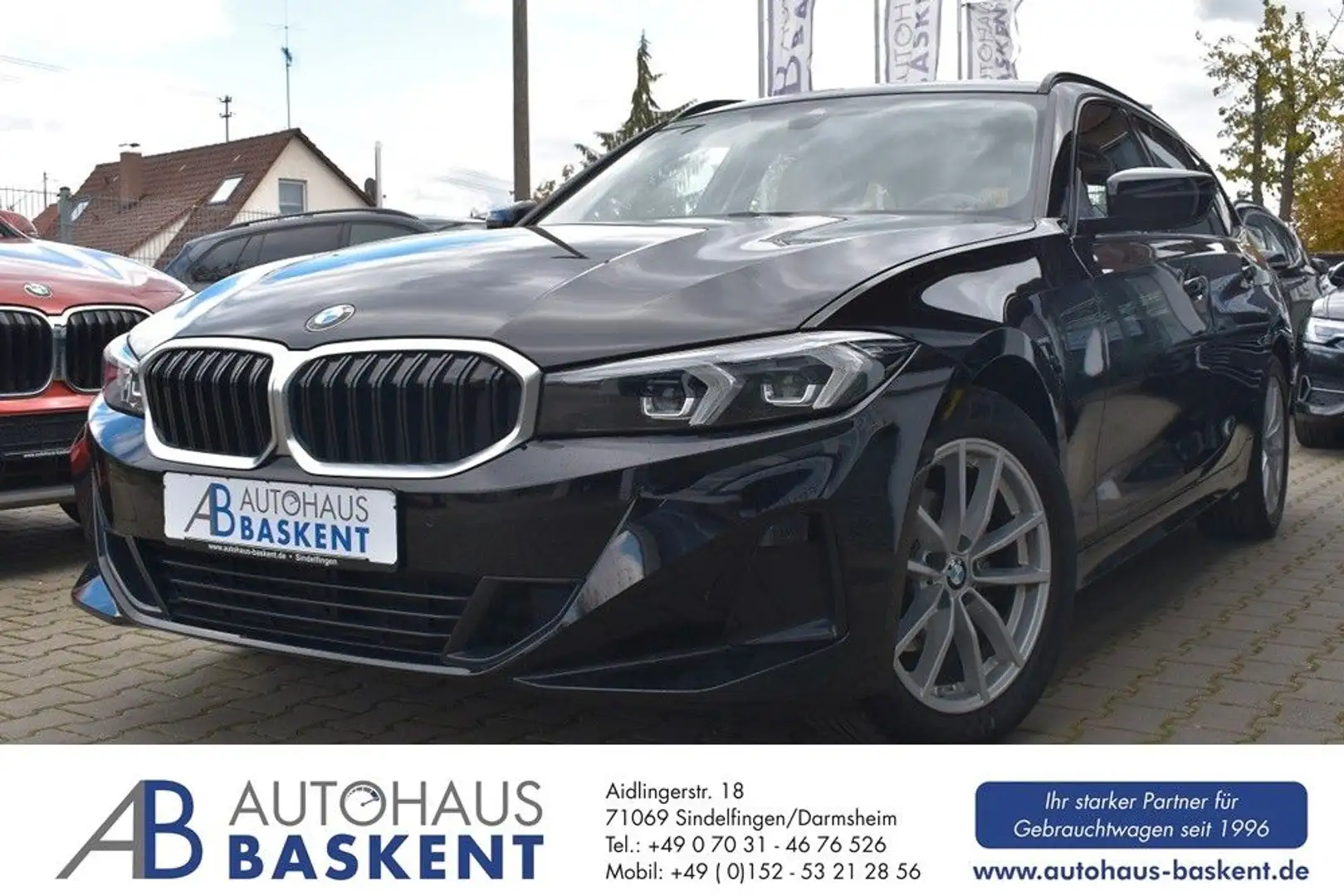 BMW 318 i Touring FACELIFT*HIFI*AMBIENTE*LED*NAVI* Noir - 1