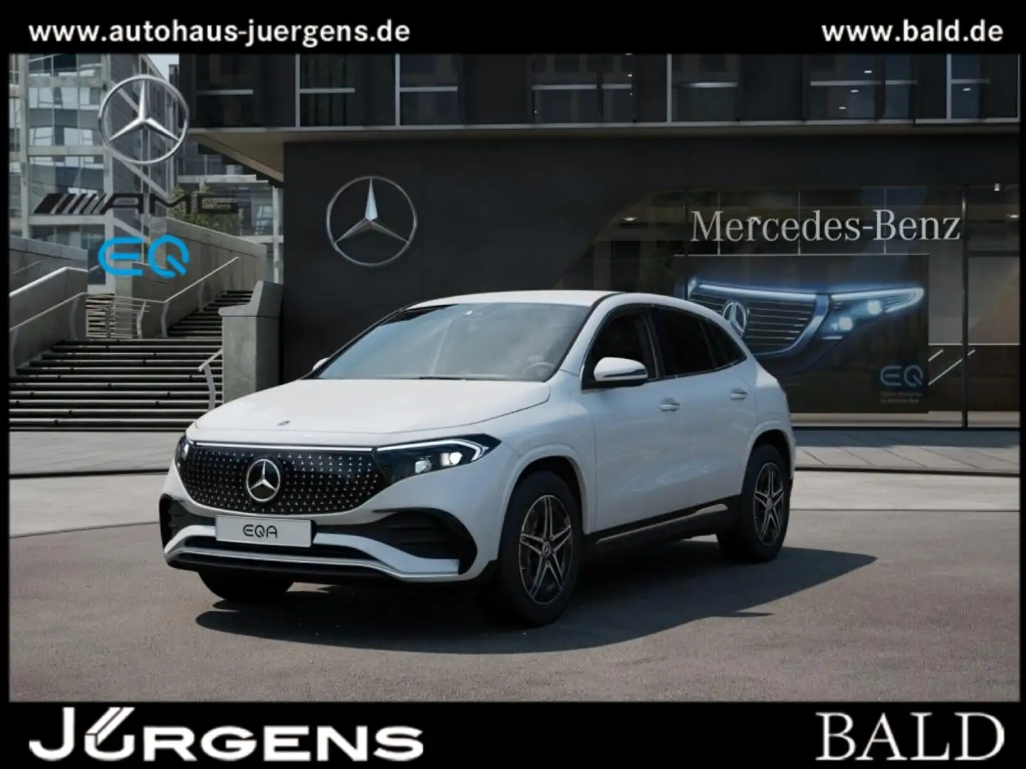 Mercedes-Benz EQA 250 + AMG-Sport/AHK/360/Distr/Burm/Memo/HUD Weiß - 1