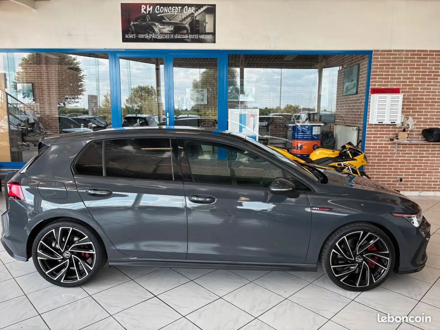 Volkswagen Golf VIII GTI 2.0 TSI DSG 245CH GPS-LED-VIRTUAL-IQ LIGH Gris - 2