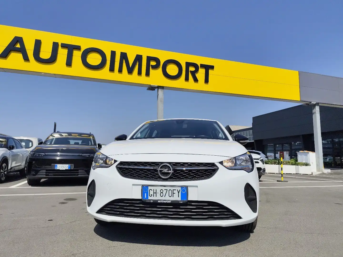 Opel Corsa 1.2 Edition + retrocamera Weiß - 1