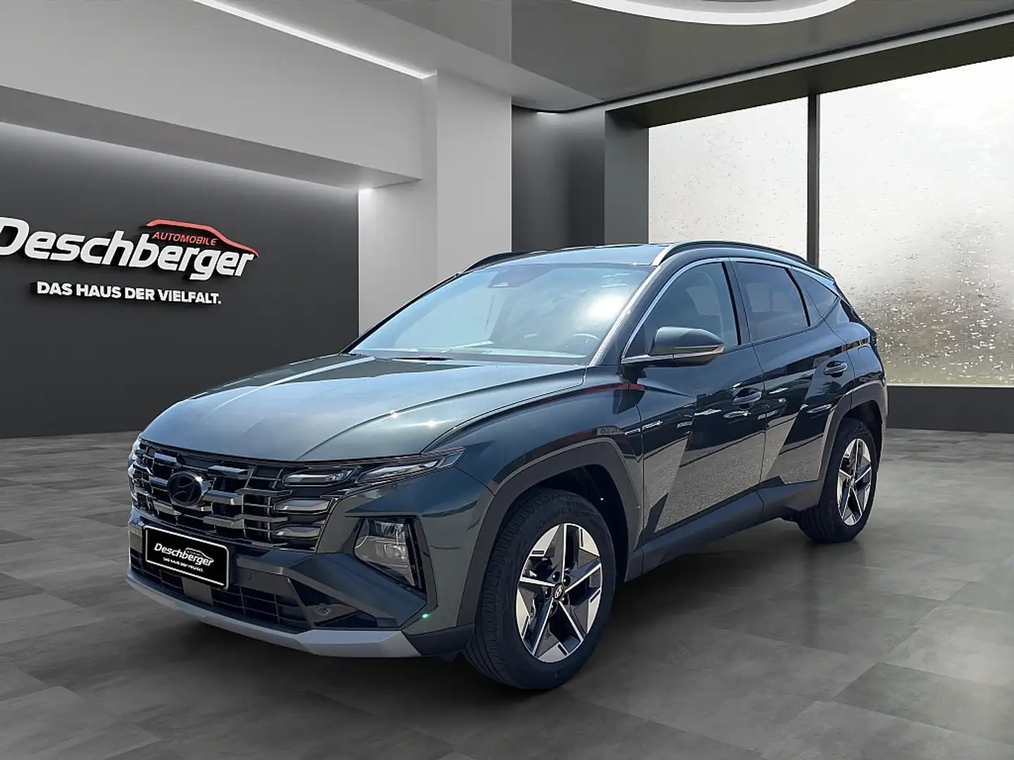 Hyundai TUCSON Tucson 1,6 T-GDI 48V 4WD Go! DCT Grün - 1