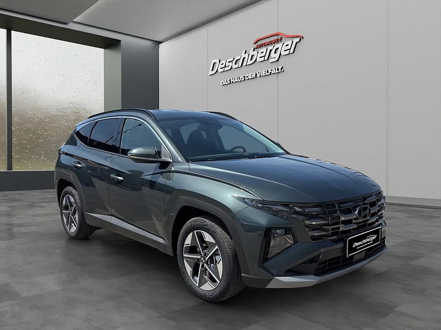 Hyundai TUCSON Tucson 1,6 T-GDI 48V 4WD Go! DCT Grün - 2