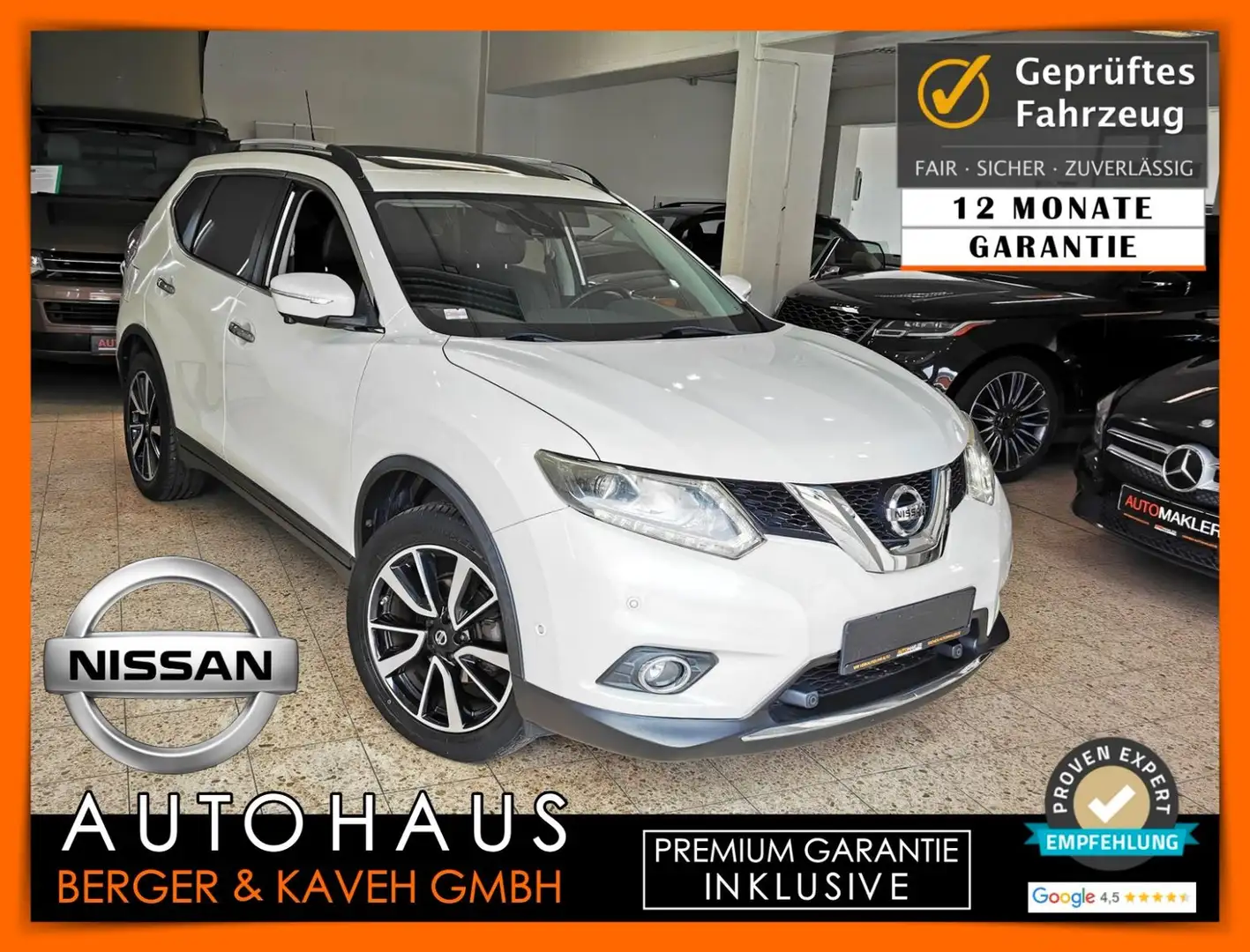 Nissan X-Trail X-TRAIL TEKNA + PANO + 360° + [12M.GARANTIE] Blanc - 1