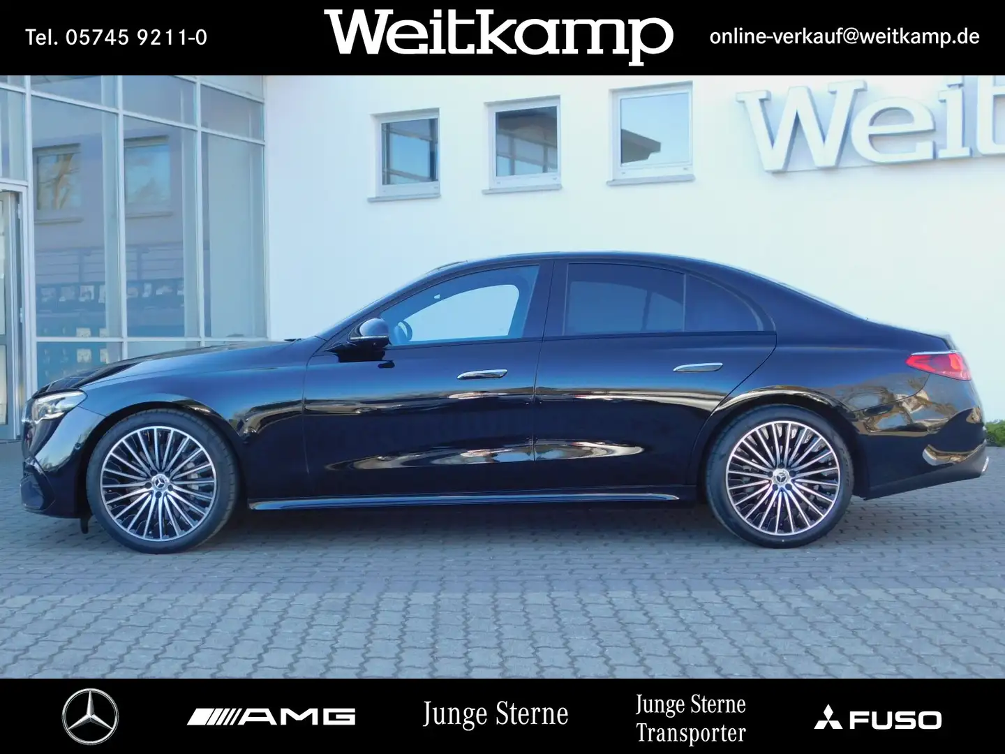 Mercedes-Benz E 220 E 220 d AMG+Night+Pano+Distr.+Leder+Superscreen Zwart - 2