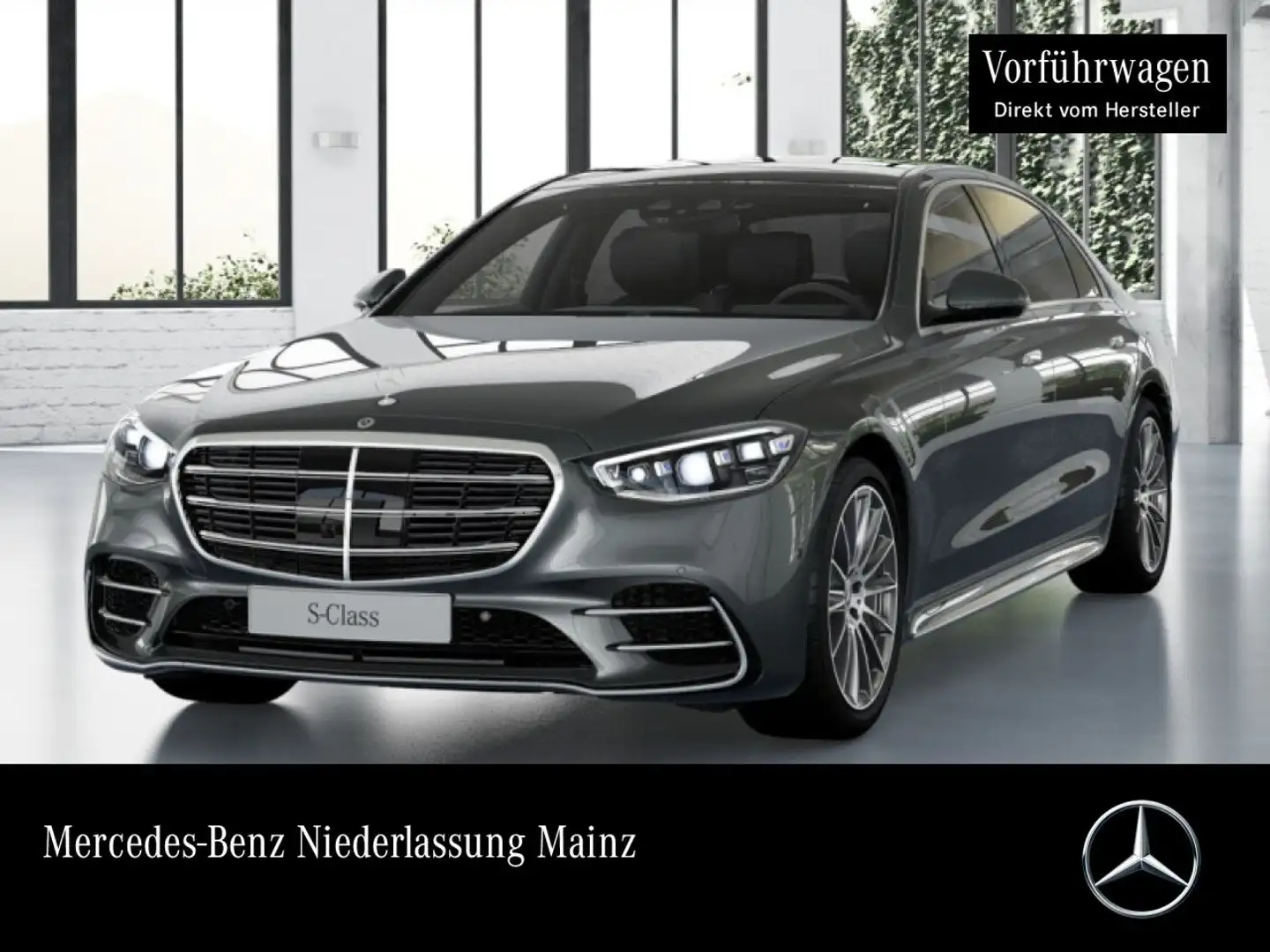Mercedes-Benz S 450 d L 4M AMG+PANO+360+DIGITAL-L+BURMESTER3D Grau - 1