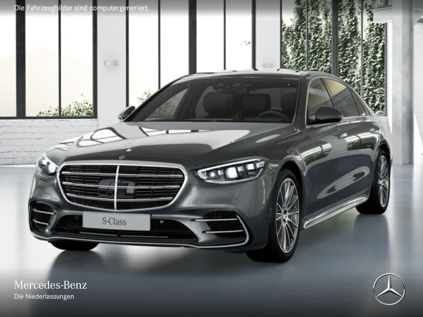 Mercedes-Benz S 450 d L 4M AMG+PANO+360+DIGITAL-L+BURMESTER3D Grau - 2