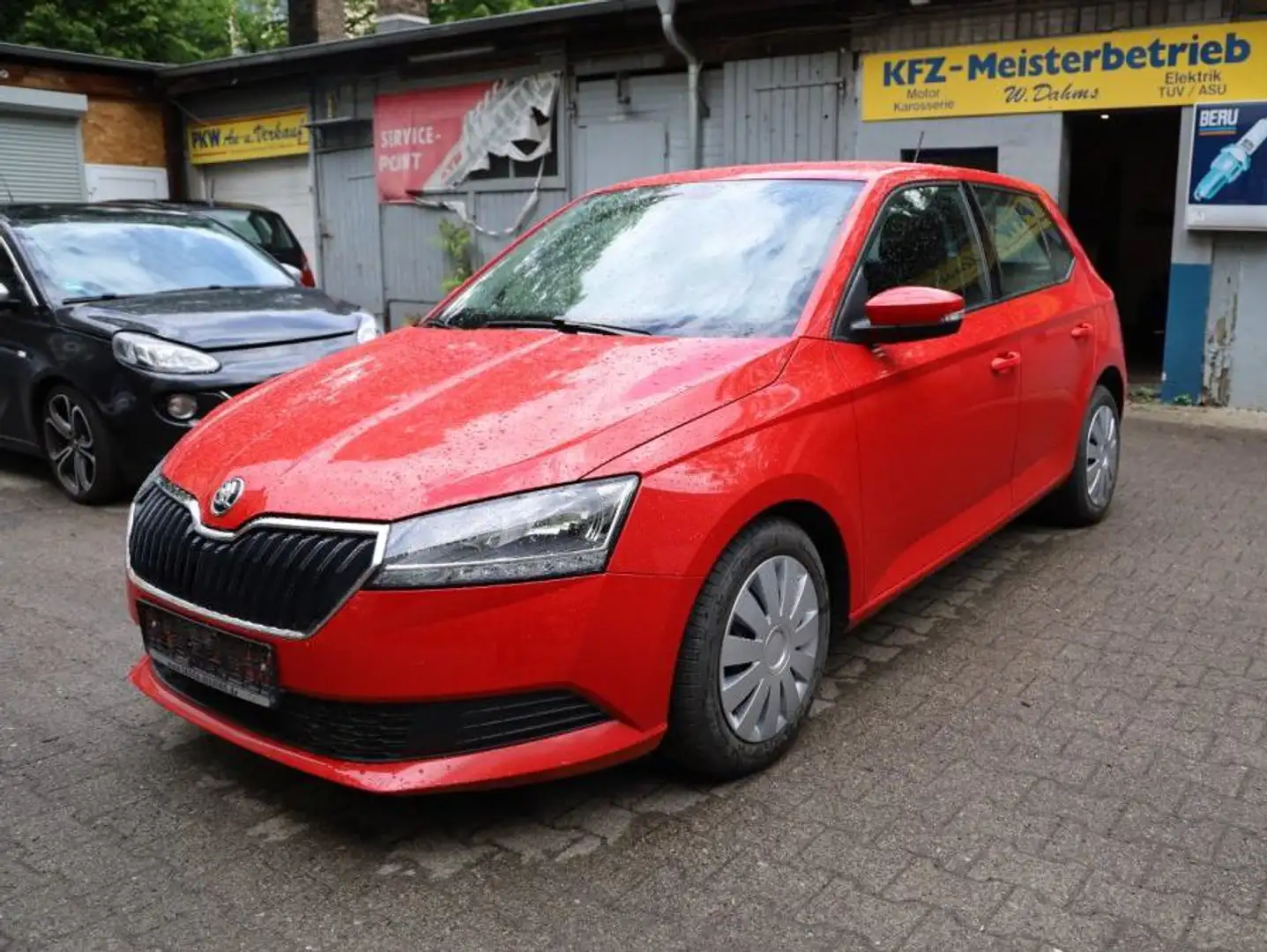 Skoda Fabia Erstbesitz-Scheckheft-Klima Rot - 1