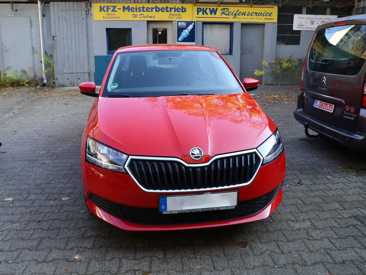 Skoda Fabia Erstbesitz-Scheckheft-Klima Rot - 2