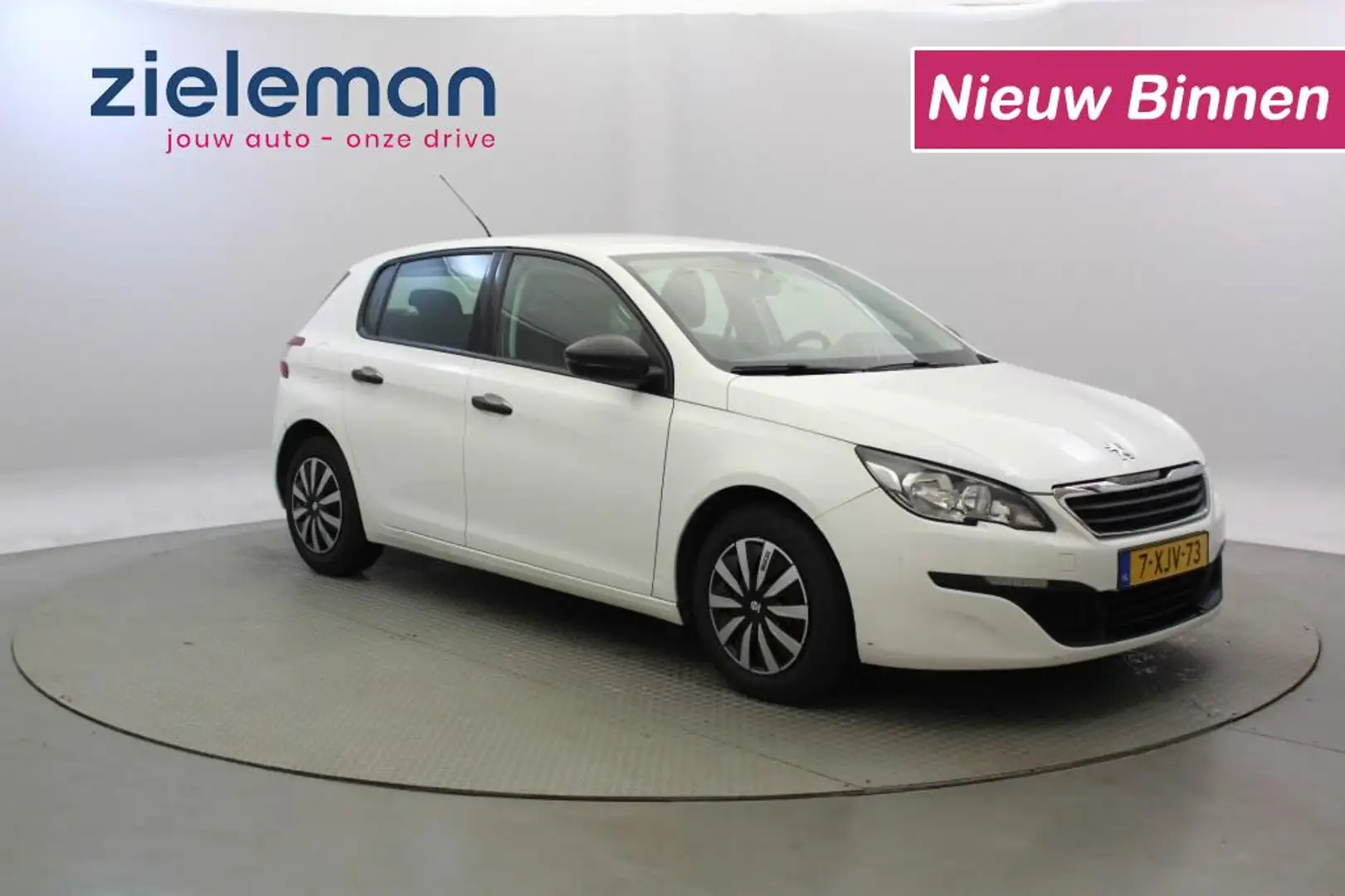 Peugeot 308 1.6 BlueHDi Acces - Airco, Cruise, Trekhaak Wit - 1