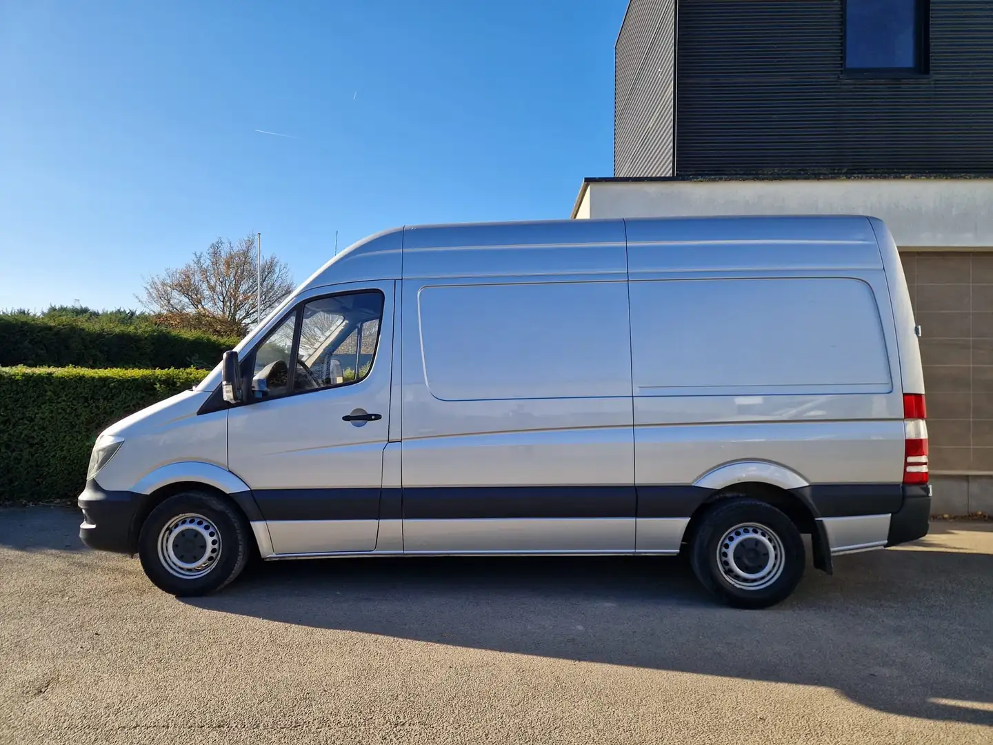 Mercedes-Benz Sprinter 319 CDI V6 Automaat 3500 kg trekken Camera Navi Argent - 2