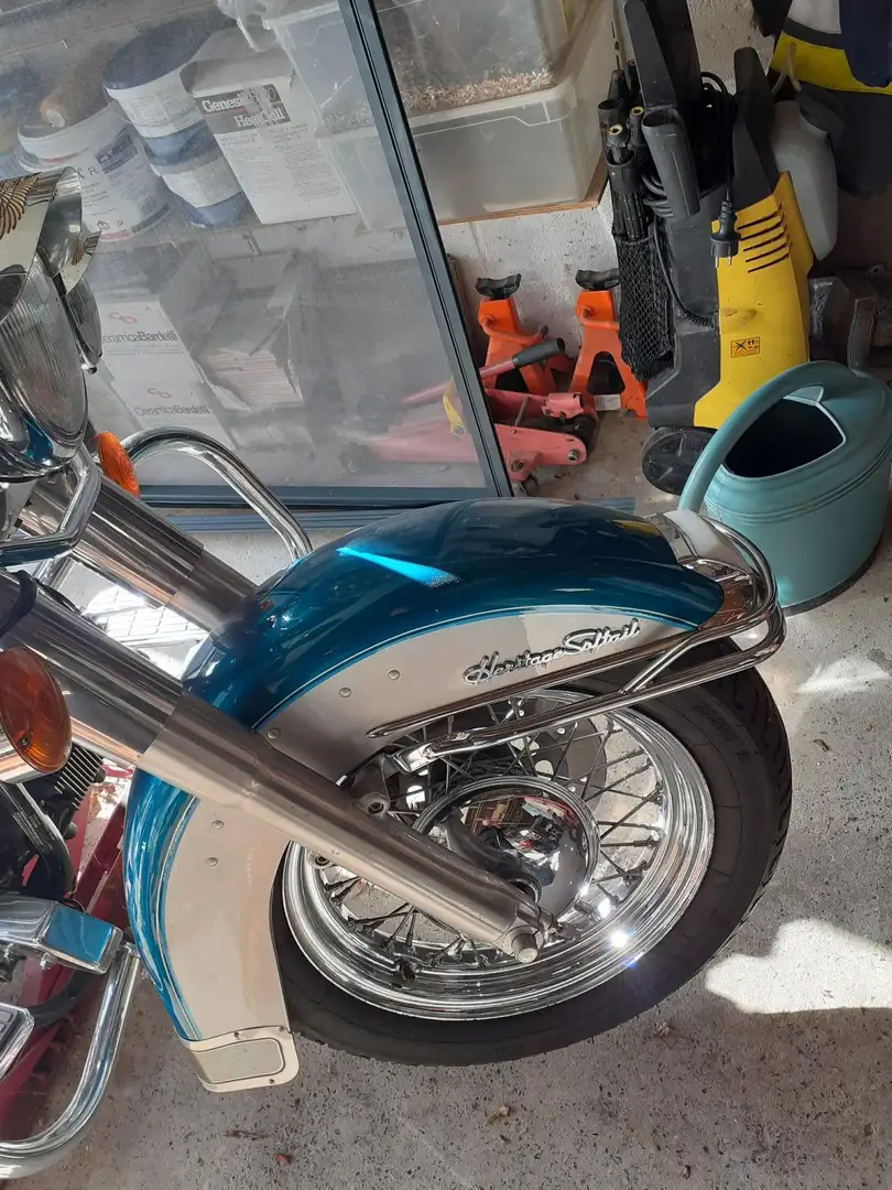 Harley-Davidson Heritage Softail Blauw - 2