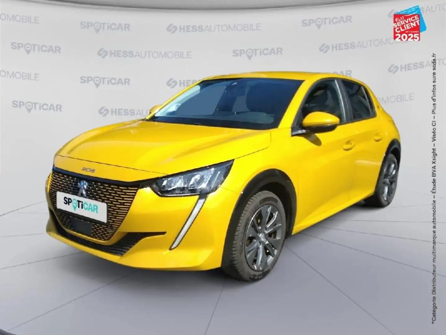 Peugeot e-208 e-208 136ch Style Jaune - 1