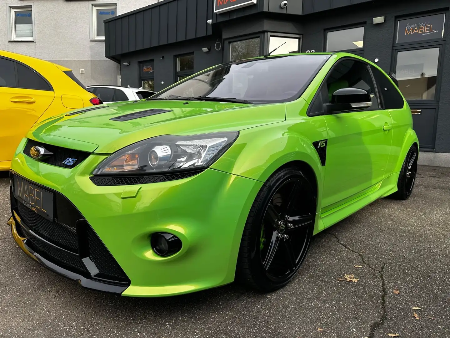 Ford Focus RS MK2 +DEUTSCHES FAHRZEUG+UNFALLFREI+ Grün - 1